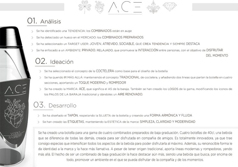 ACE. Accesit del concurso MasterGlass de Vidrala.