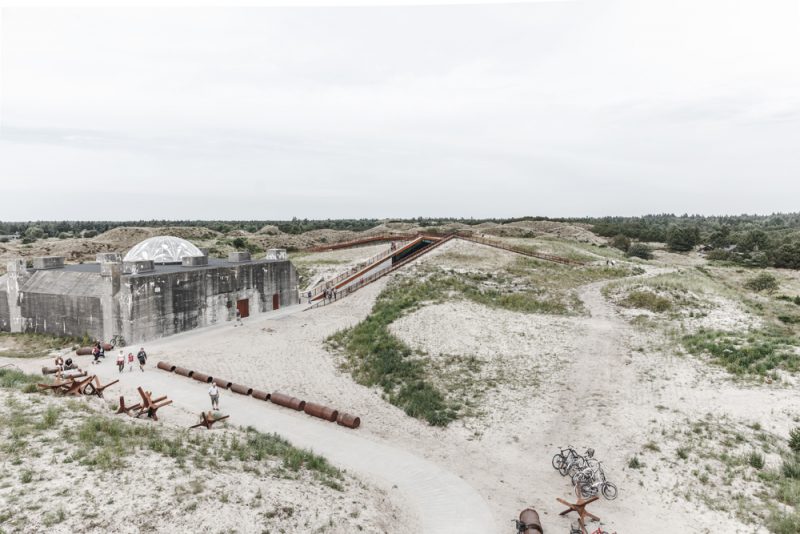 Tirpitz Museum, el “museo invisible” de BIG en Dinamarca. Foto: Rasmus Hjortshoj.