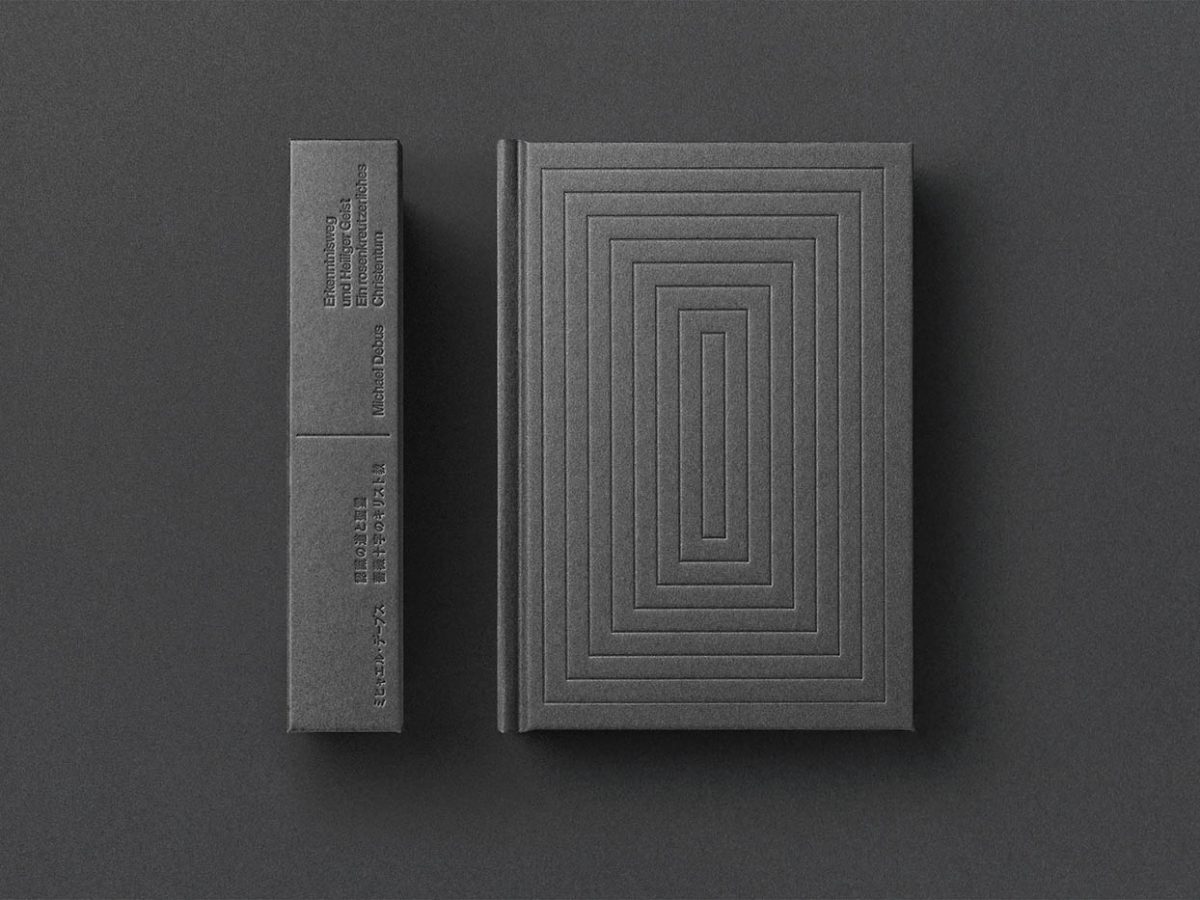 Diseño editorial, de Yuta Takahashi para Michael Debus. Minimalismo japonés