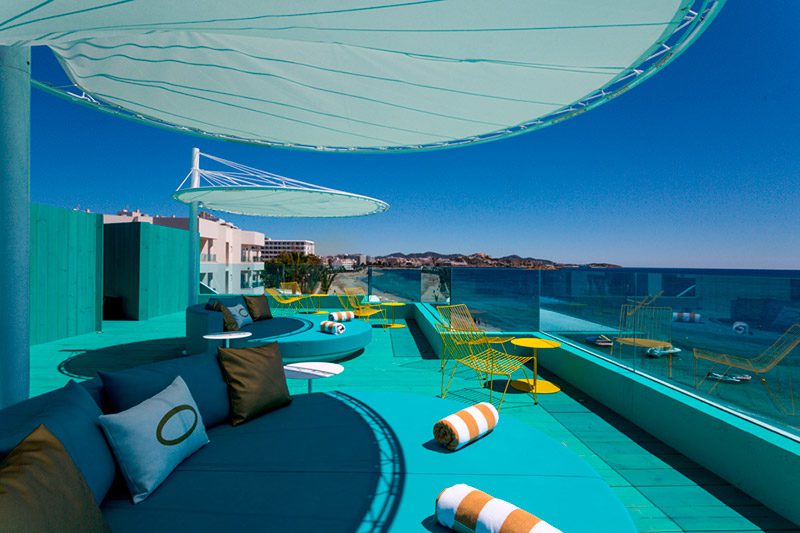 Hotel Santos Dorado. Inspiración Rock de IlmioDesign en Ibiza
