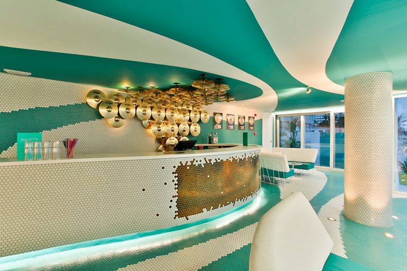 Hotel Santos Dorado. Inspiración Rock de IlmioDesign en Ibiza