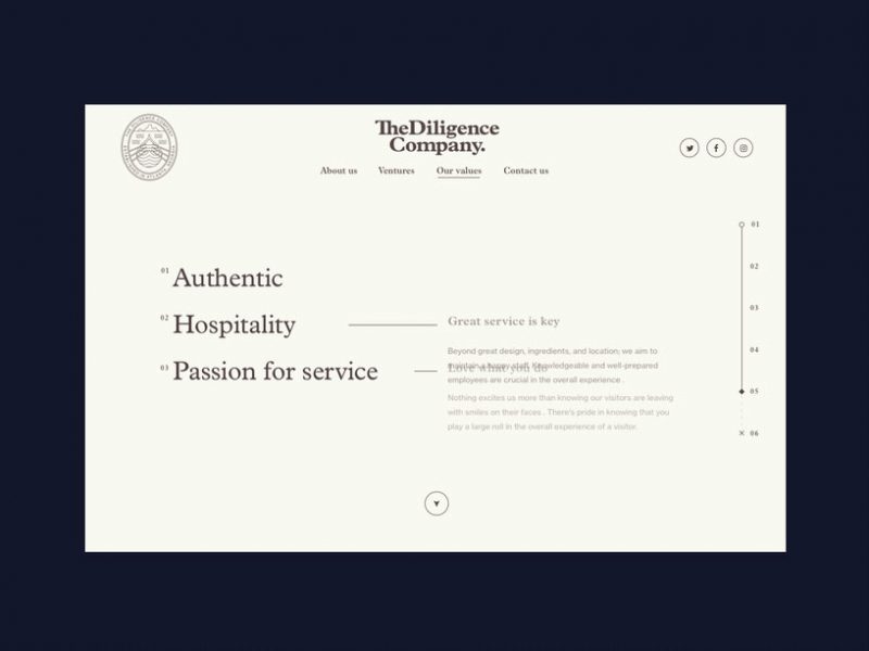 The Diligence Company, de Anagrama. Branding, UI Design, Development...