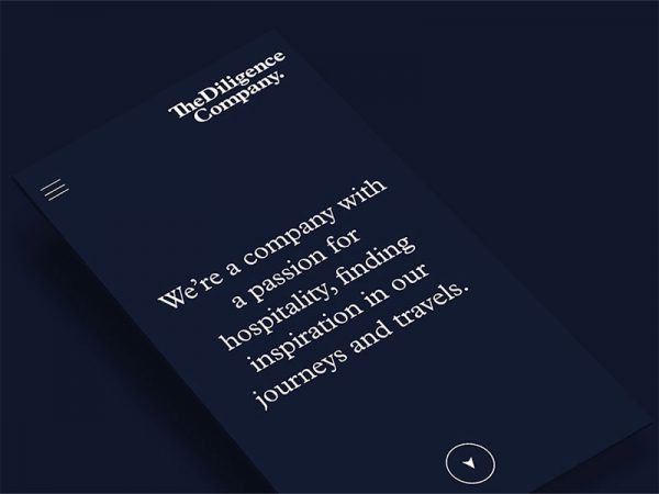 The Diligence Company, de Anagrama. Branding, UI Design, Development...