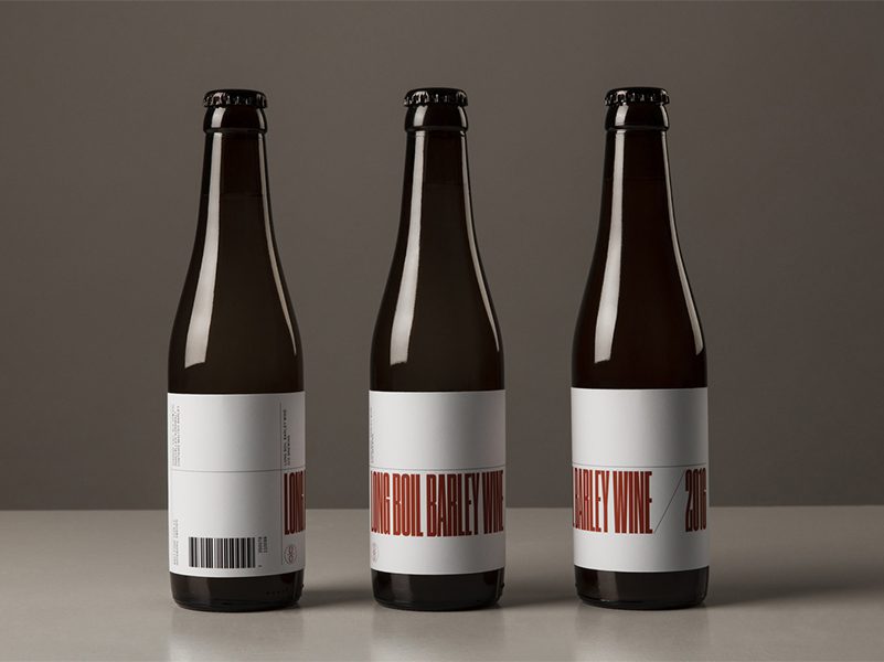 Long Boil Barley Wine, branding de Lundgren+Lindqvist