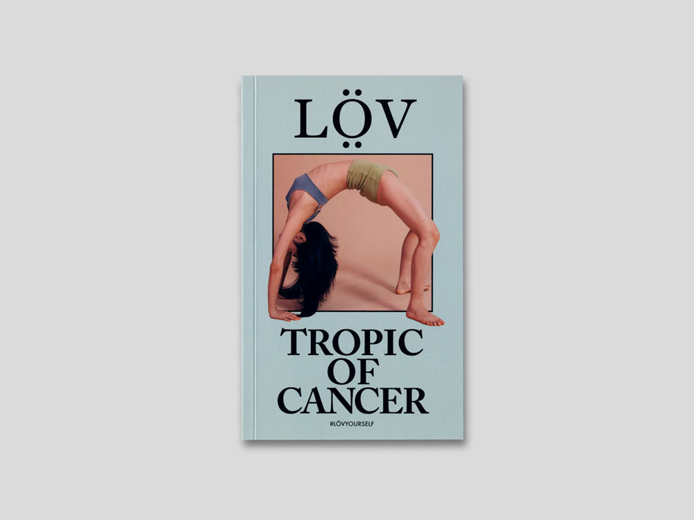 Ana Mirats diseña catalogo para Löv. Tropic of Cancer, de Henry Miller como referencia estética