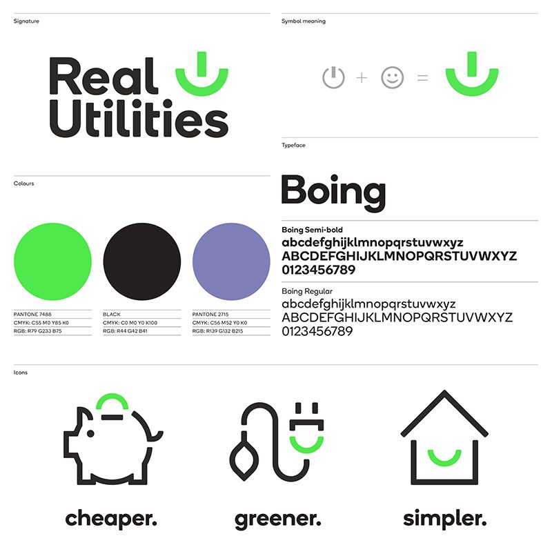 Real Utilities, Identidad de Marca para una empresa de servicios inmobiliarios