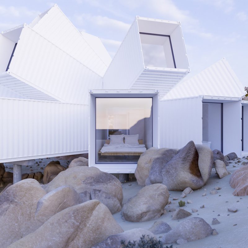 Joshua Tree Residence, la casa-contenedor de Whitaker Studio