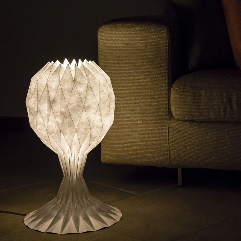 Shiro, origami y ecodiseño en las luminarias de Metrocuadrado Design