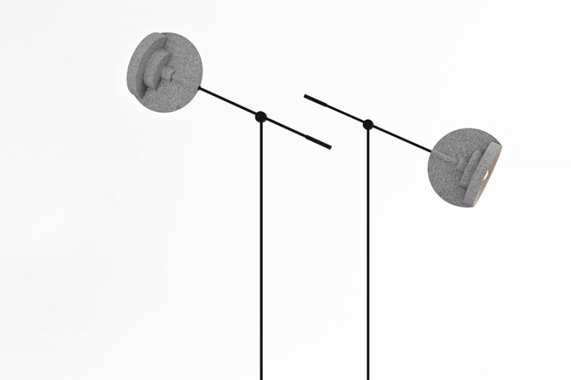 Pata Lamps, lámparas de fieltro ideadas por el estudio Ideadeya