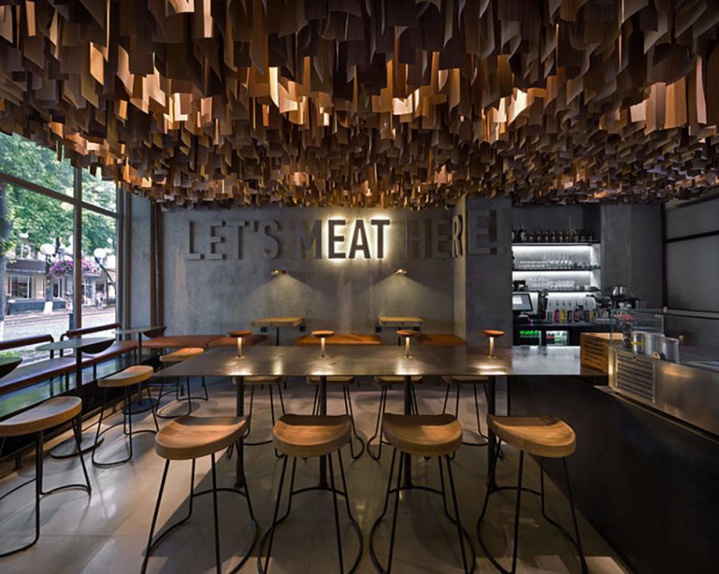 Restaurant & Bar Design Awads 2017. Ganador mejor Restaurante Europeo: Shade Burger, de YOD Design Lab.