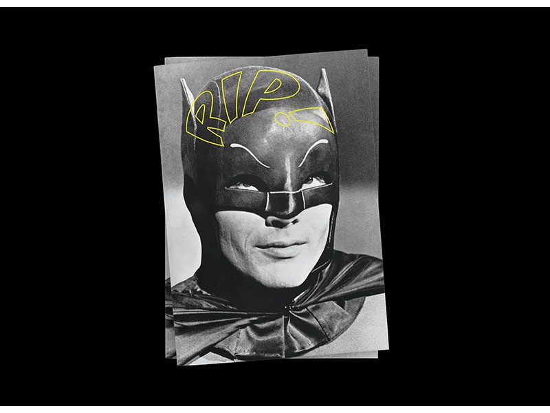 Un homenaje al Batman de Adam West, por el diseñador Nate Tilghman