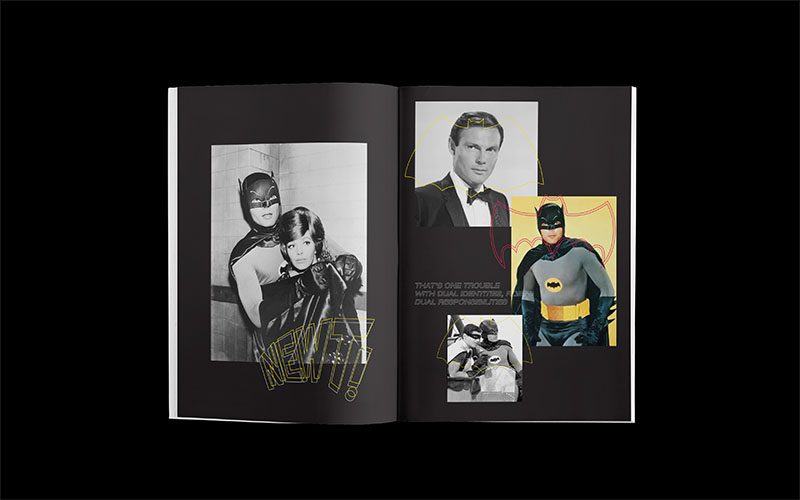 Un homenaje al Batman de Adam West, por el diseñador Nate Tilghman