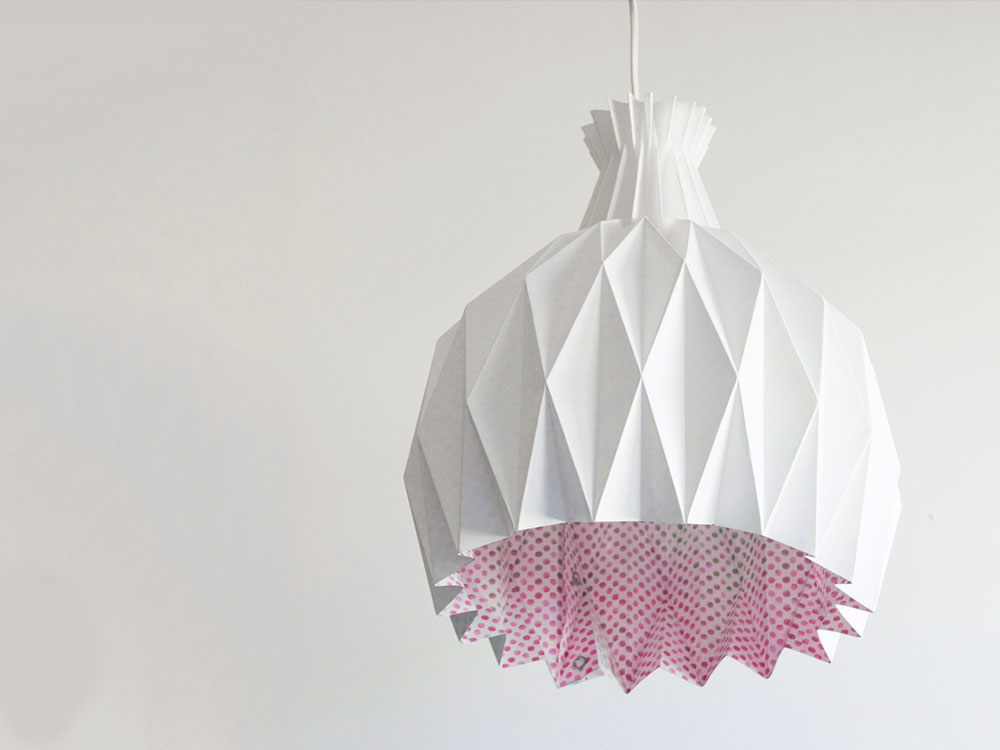 Shiro: origami y ecodiseño en las luminarias de Metrocuadrado Design