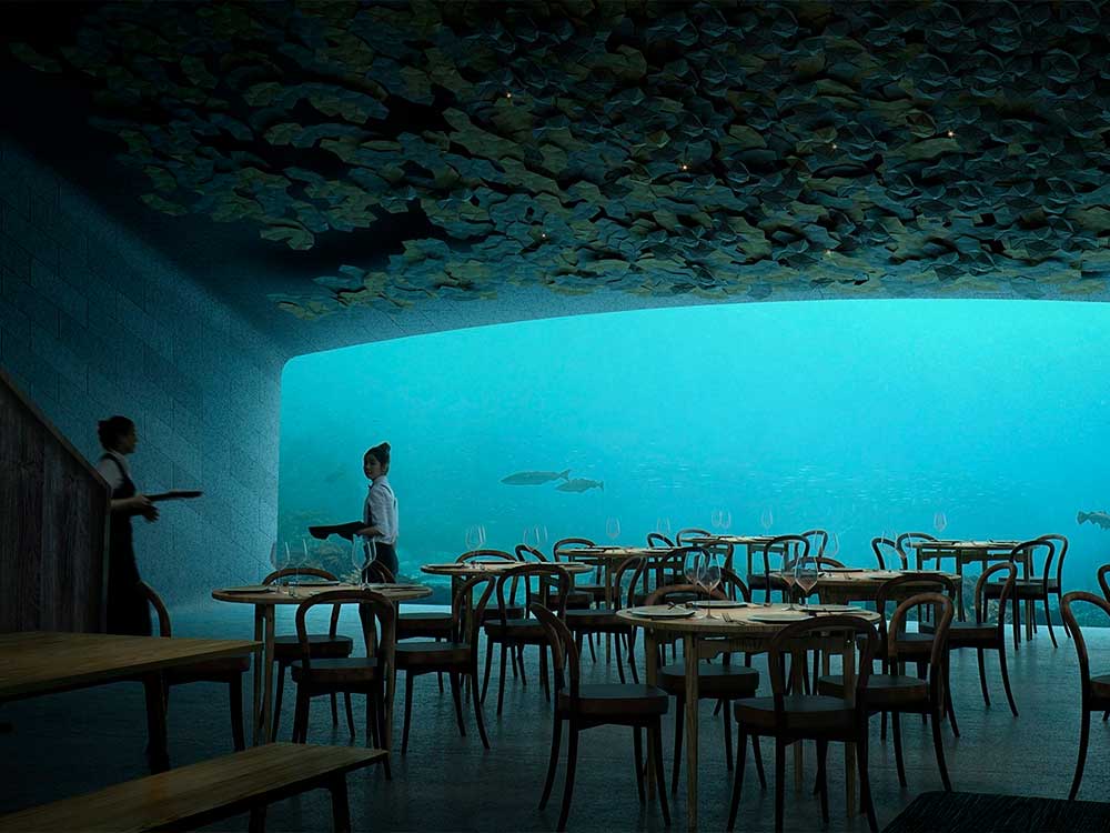 Under de Snøhetta, el primer restaurante submarino de Europa