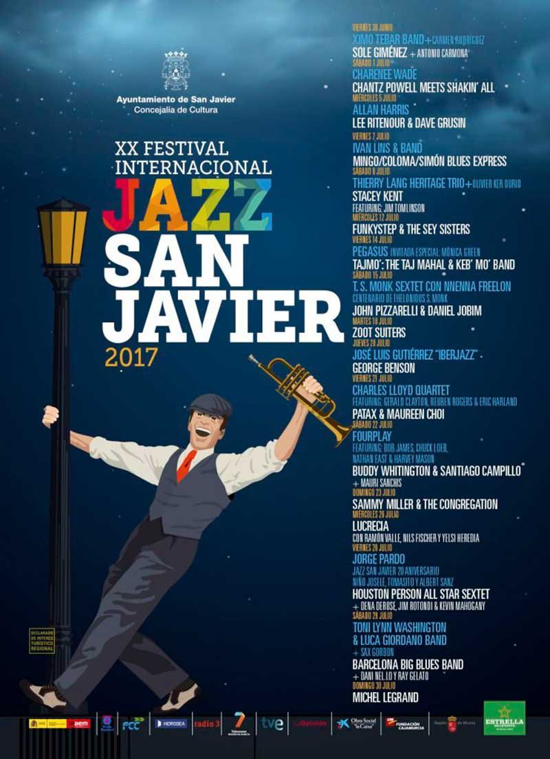 Diseñar el cartel del Festival de Jazz de San Javier