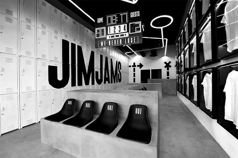 JimJams, la marca deportiva con branding e interiorismo de Anagrama