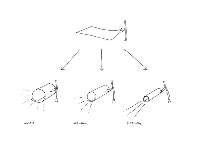 Paper Torch, el papel que se convierte en linterna de Nendo