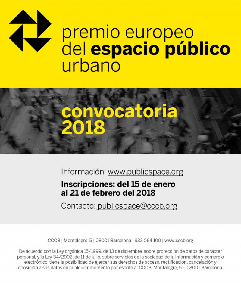 Premio Europeo del Espacio Público Urbano 2018