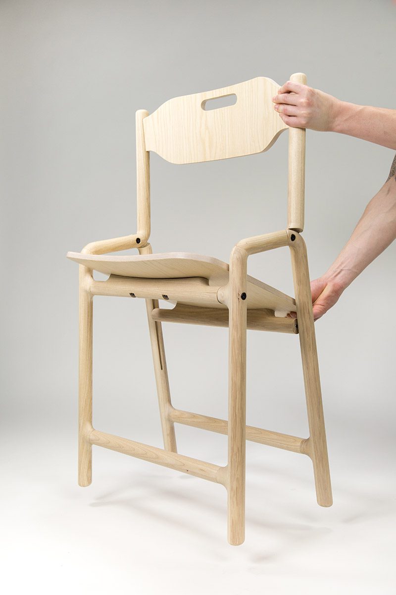 Native Folding Chair, la silla compacta de Joe Parker