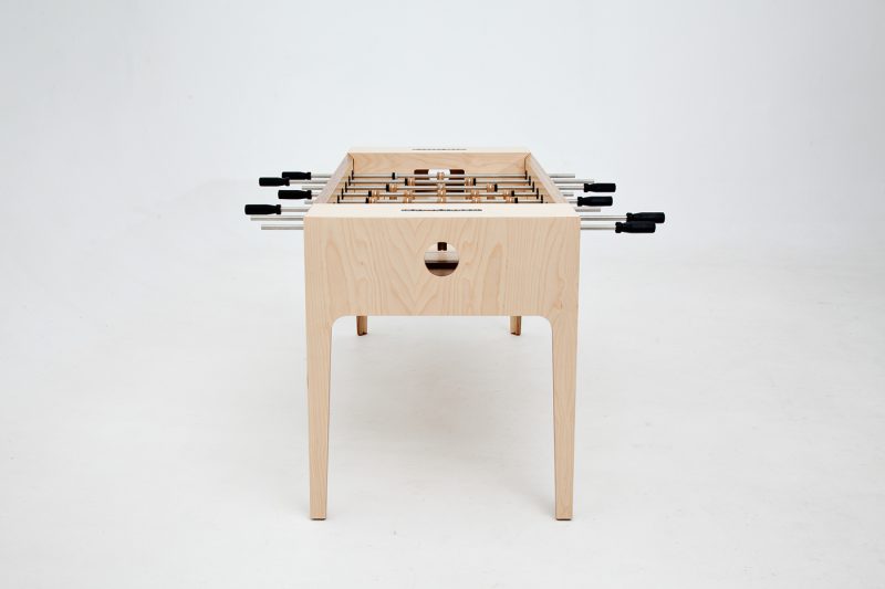 Plywood Foosball 2.0, Slava Balbek, 2017 © Volodymyr Khylynskyi