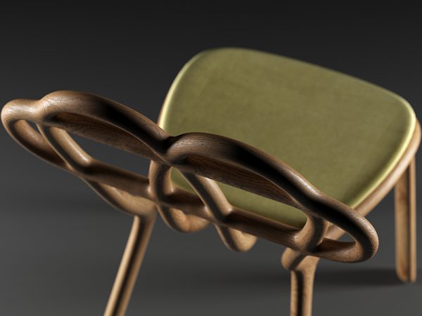 Wilds Chair, curvas orgánicas en la silla de TsarukAhmadova