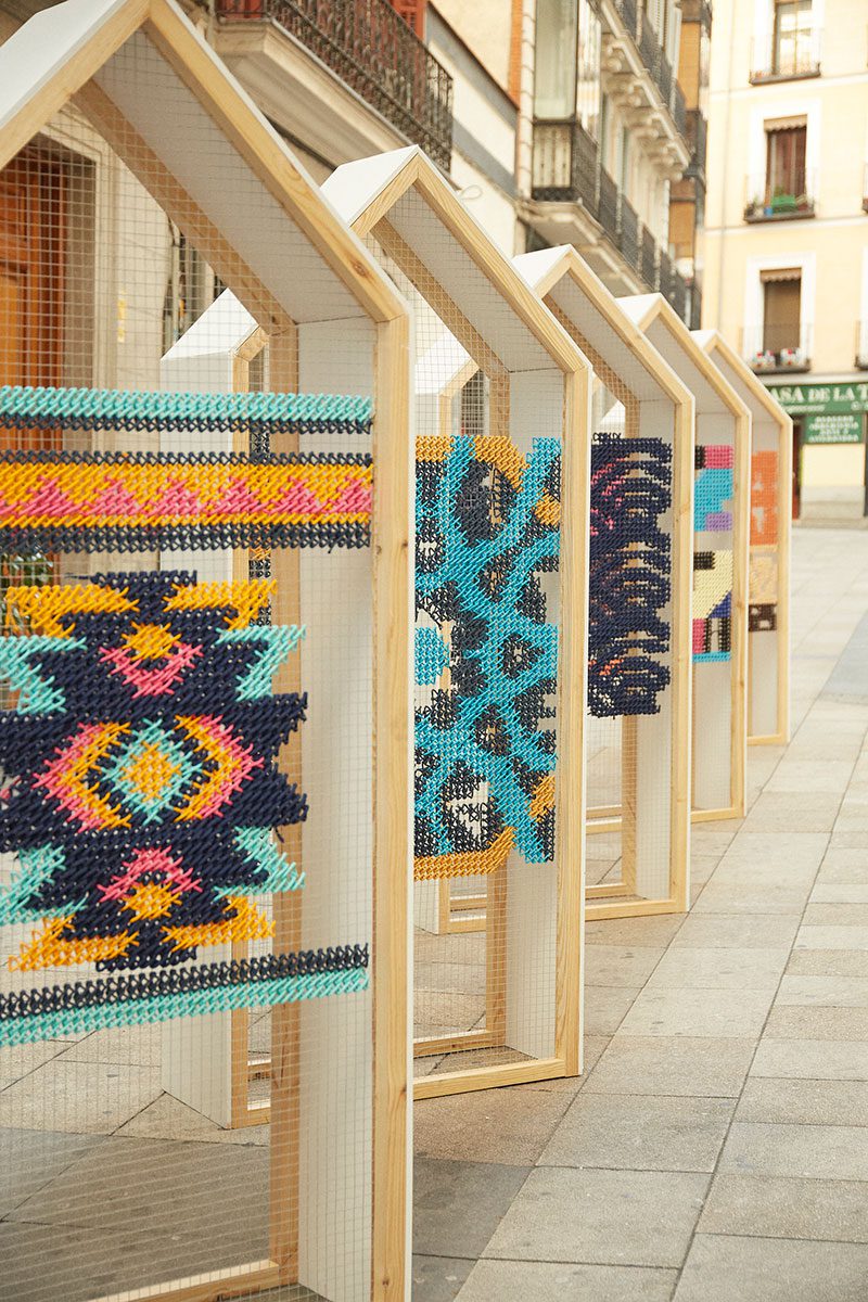 Instalaciones urbanas para celebrar el Madrid Design Festival