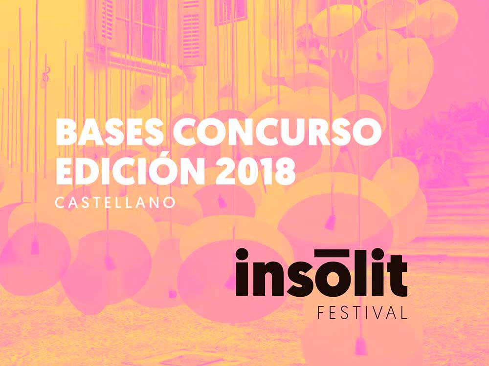 Arte, diseño y arquitectura, el concurso del festival Insòlit 2018