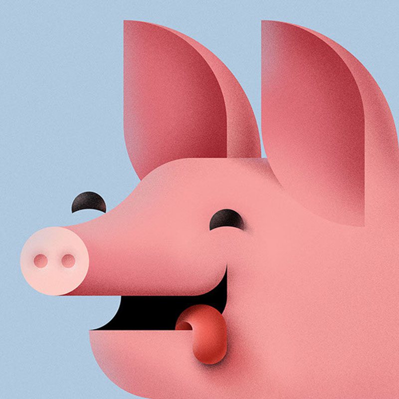 Animals, fauna ilustrada en el proyecto del estudio serbio Braca Burazeri