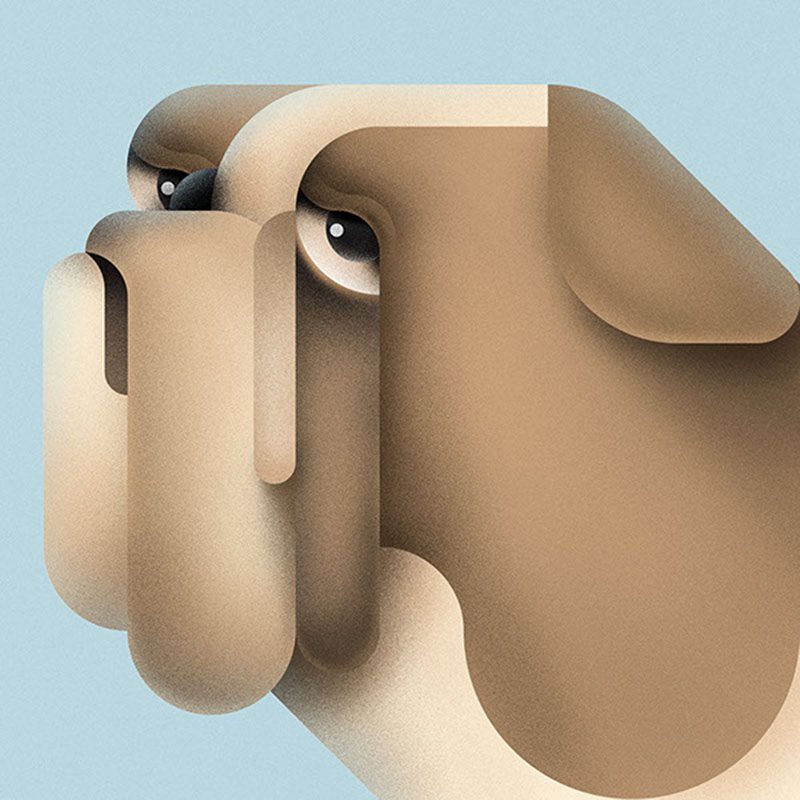 Animals, fauna ilustrada en el proyecto del estudio serbio Braca Burazeri