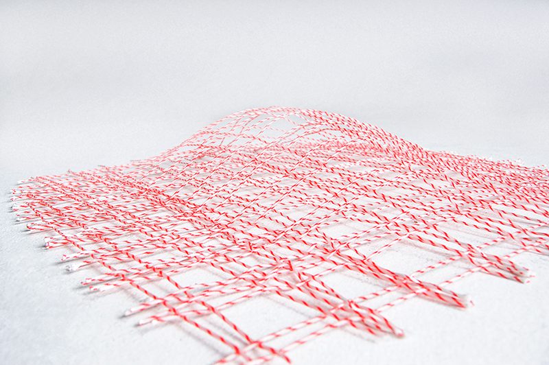 Standing Textile(s), tejidos 3-D diseñados por Fransje Gimbrère