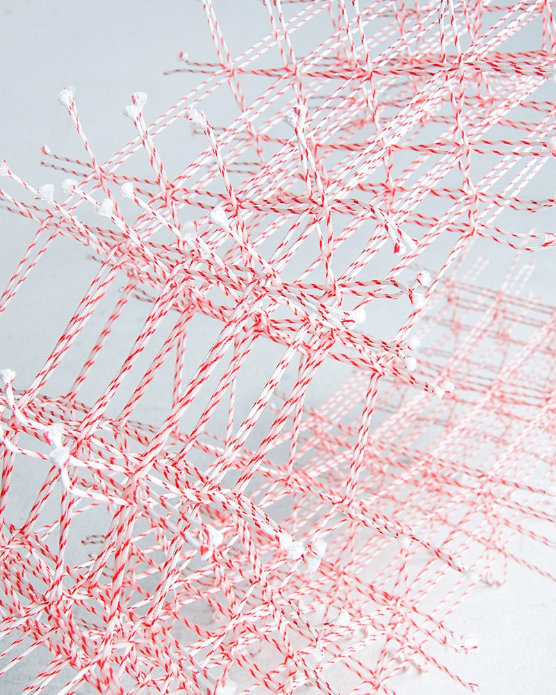 Standing Textile(s), tejidos 3-D diseñados por Fransje Gimbrère