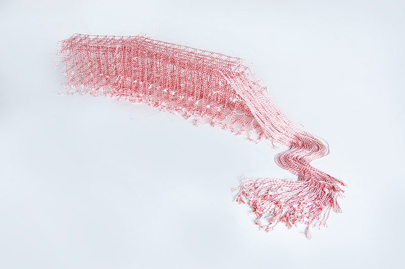 Standing Textile(s), tejidos 3-D diseñados por Fransje Gimbrère
