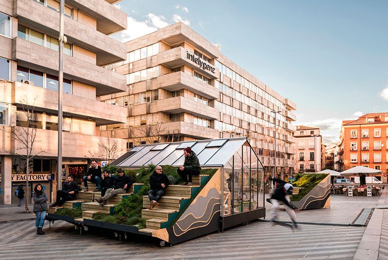 Instalaciones urbanas para celebrar el Madrid Design Festival