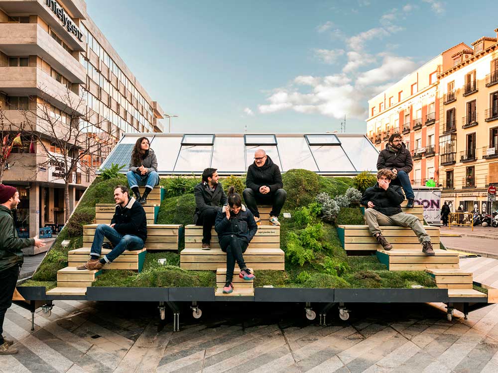 Instalaciones urbanas para celebrar el Madrid Design Festival