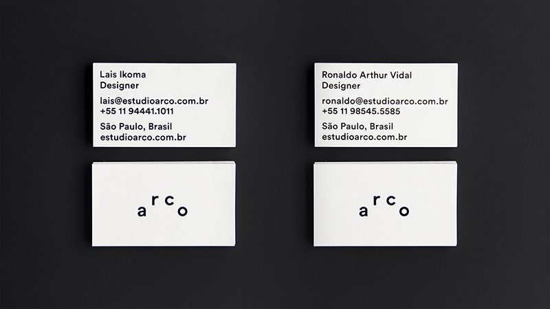 Do Ponto A ao Ponto O, autoidentidad gráfica de Estudio Arco