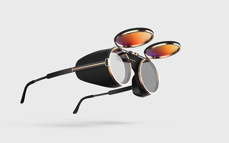 Gafas de realidad virtual y aumentada ideadas por PDF HAUS para Givenchy