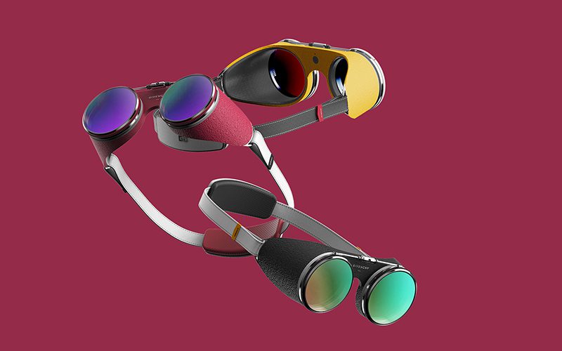 Gafas de realidad virtual y aumentada ideadas por PDF HAUS para Givenchy