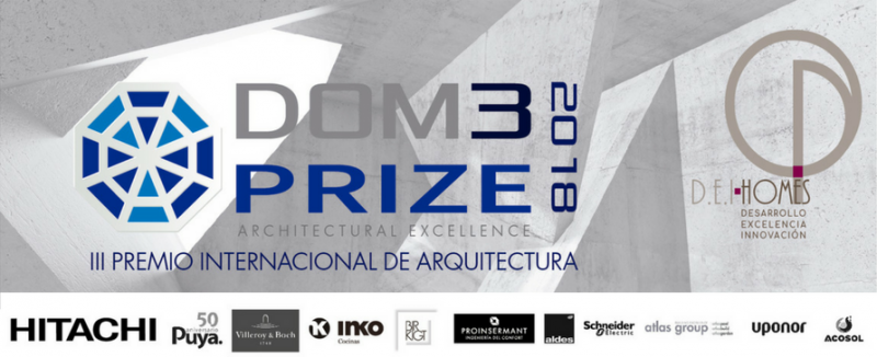 Abierta la 3ª edición del Premio Internacional de Arquitectura DOM3PRIZE