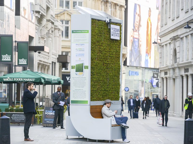 City Tree, el banco purificador de Green City Solutions 