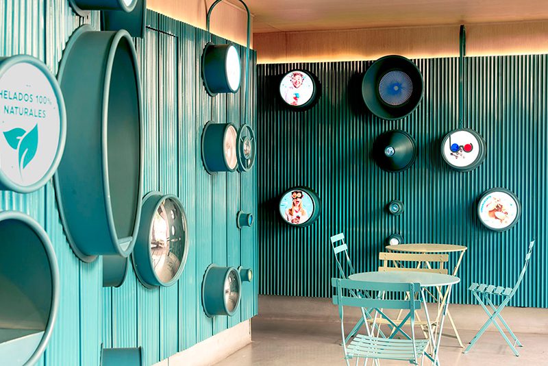 Gelatoscopio, la utópica heladería de Esrawe Studio