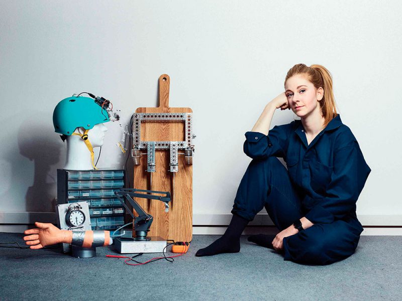 Simone Giertz, la reina de los robots. El triunfo del fracaso