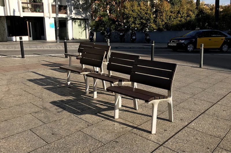 Diseño antisocial para la configuración del espacio público