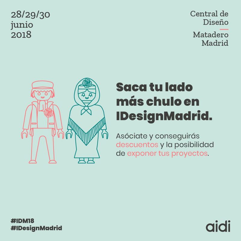 Matadero de Madrid abre de nuevo sus puertas a IDesignMadrid del 28 al 30 de junio para consolidarla como cita anual del Diseño Industrial en Madrid.