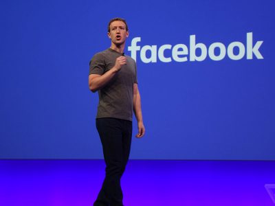 Mark Zuckerberg en la Conferencia Anual de Desarrolladores de Facebook, F8