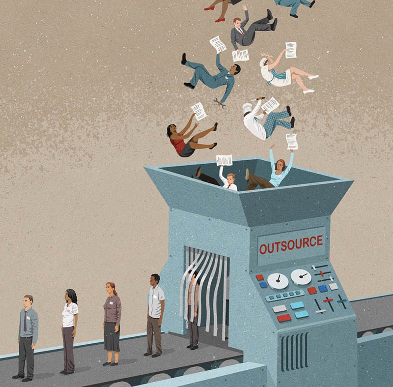 Diseño conceptual y estilo vintage en las ilustraciones de John Holcroft