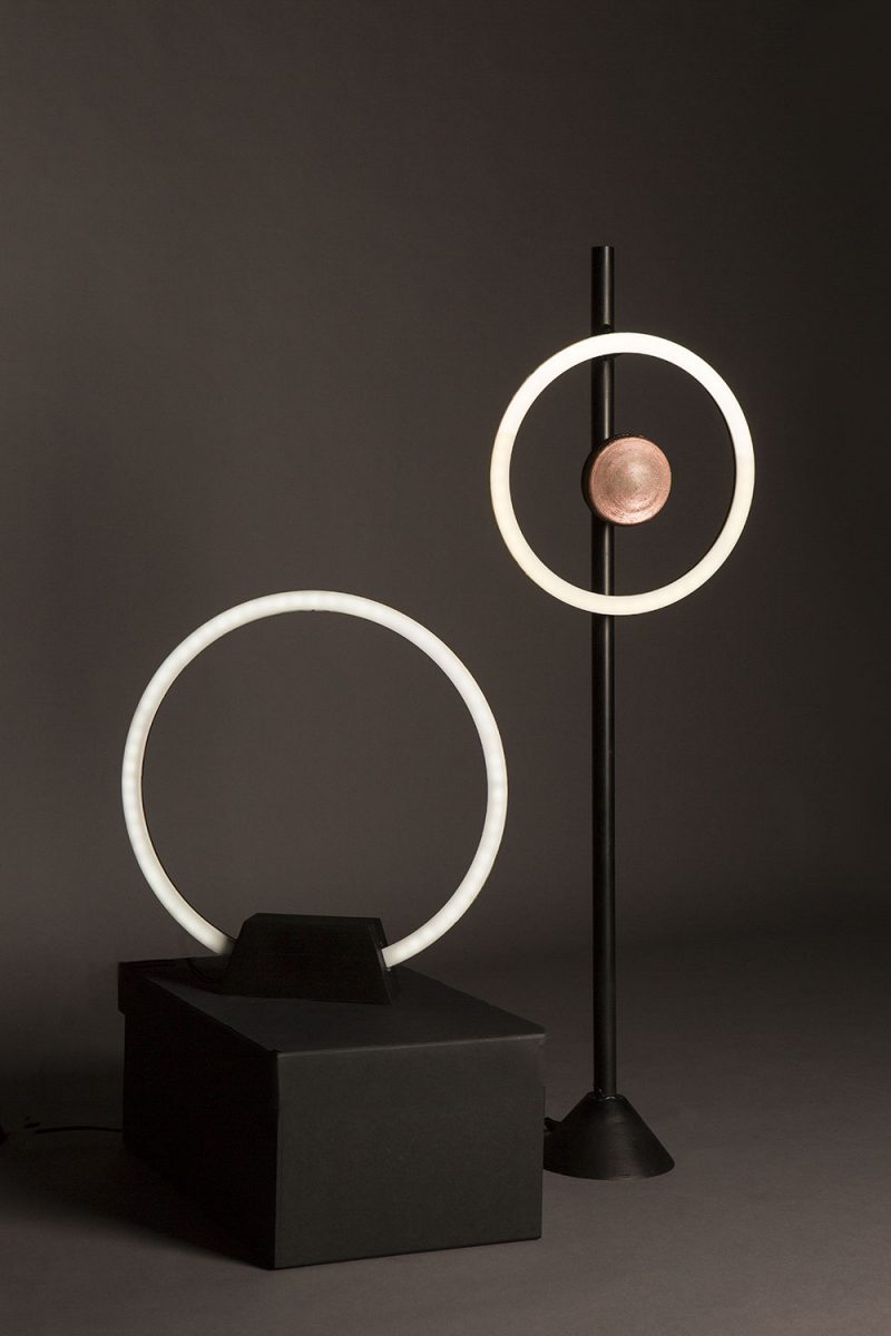 Zero. Lámparas diseñadas para Artemide realizadas por Pedro Cardona y Frenando Bencomo.