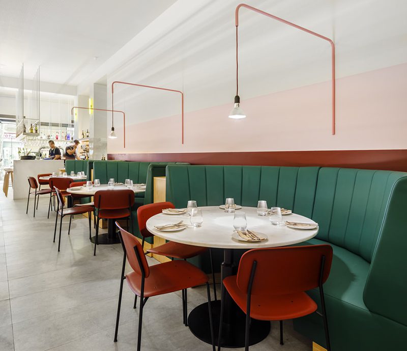 Bona Sort Eixample, el nuevo restaurante de Jordi Ginabreda Interiorisme