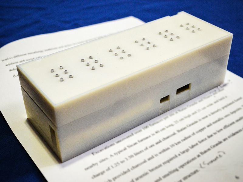 Tactile, de texto impreso a Braille. El conversor en tiempo real diseñado por el MIT