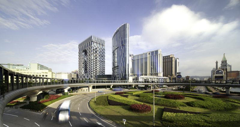 Morpheus Hotel de Zaha Hadid Architects en Macao, China. Fotografía: Ivan Dupont