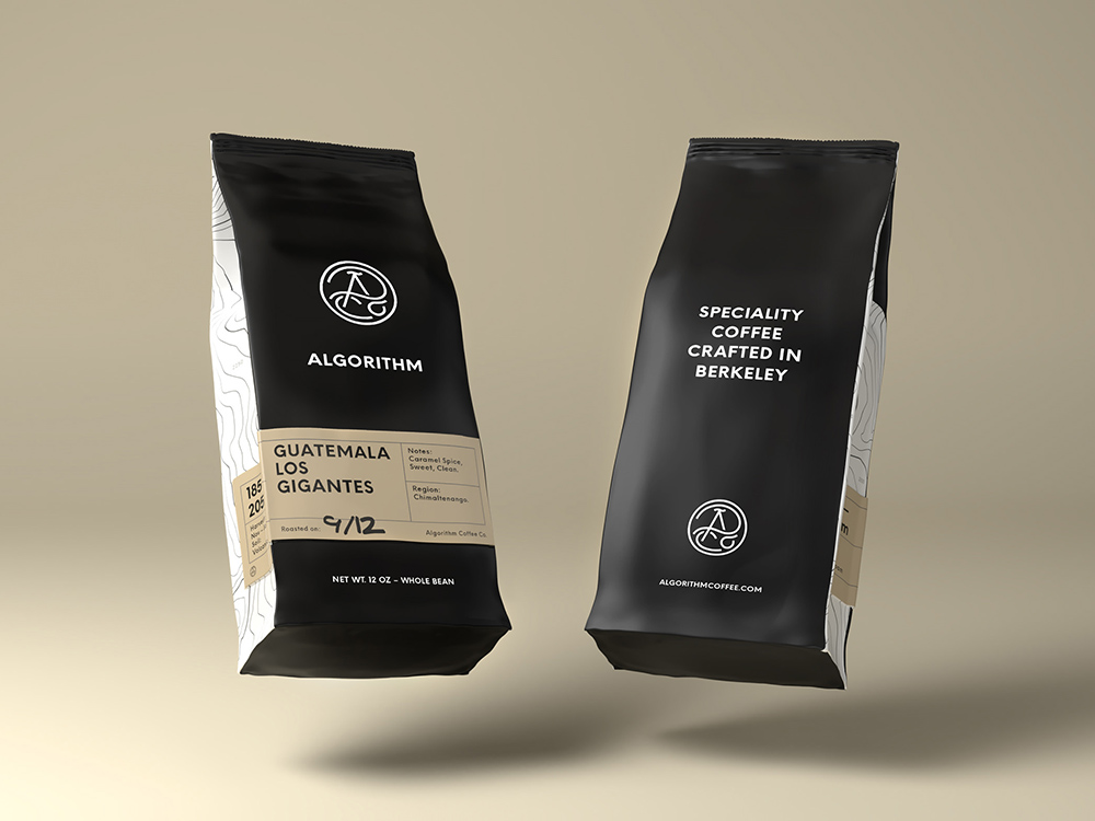 Anderson y Freytag renuevan el packaging de Algorithm Coffee